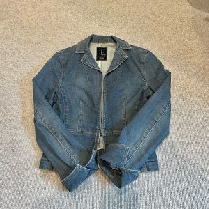 MK Klein Vintage Wash Denim Jacket